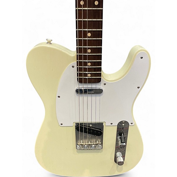 Used Fender Custom Shop Journeyman Relic Jimmy Page Mirror Telecaster White Blonde Solid Body Electric Guitar