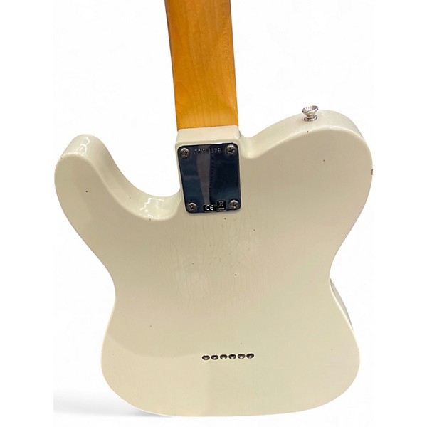 Used Fender Custom Shop Journeyman Relic Jimmy Page Mirror Telecaster White Blonde Solid Body Electric Guitar