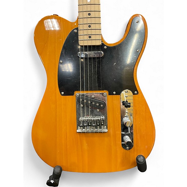 Used Squier Affinity Telecaster Blonde Solid Body Electric Guitar