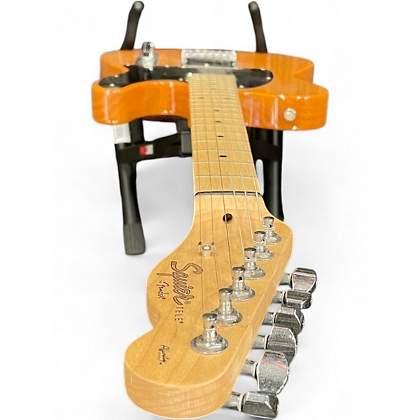 Used Squier Affinity Telecaster Blonde Solid Body Electric Guitar