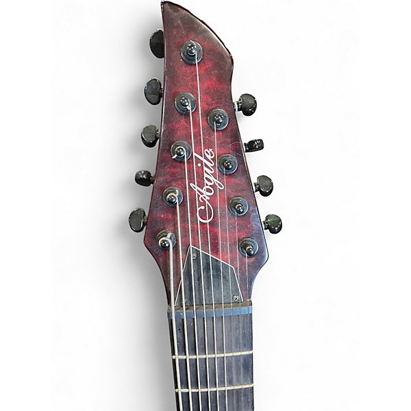 Used Agile Septor Elite 928 Tribal Red Solid Body Electric Guitar