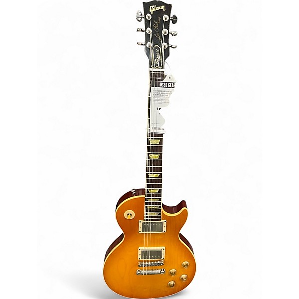 Used 2002 Gibson Les Paul Classic amber Solid Body Electric Guitar