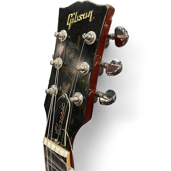 Used 2002 Gibson Les Paul Classic amber Solid Body Electric Guitar