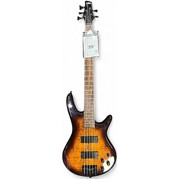 Used Ibanez GSR205SM Natural Electric Bass Guitar