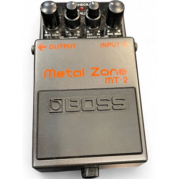 Used BOSS MT2 Metal Zone Distortion Effect Pedal