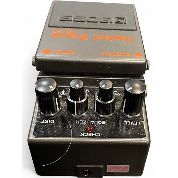 Used BOSS MT2 Metal Zone Distortion Effect Pedal