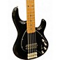 Used Ernie Ball Music Man Stingray 5 String Black Electric Bass Guitar thumbnail