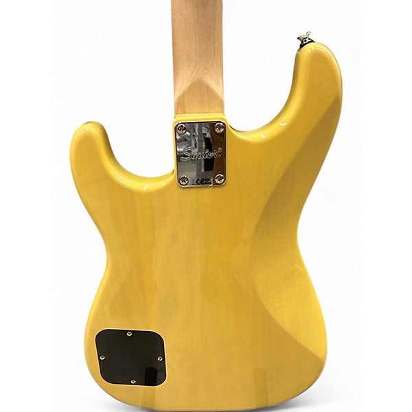 Used Squier STRATOSONIC Trans Blonde Solid Body Electric Guitar