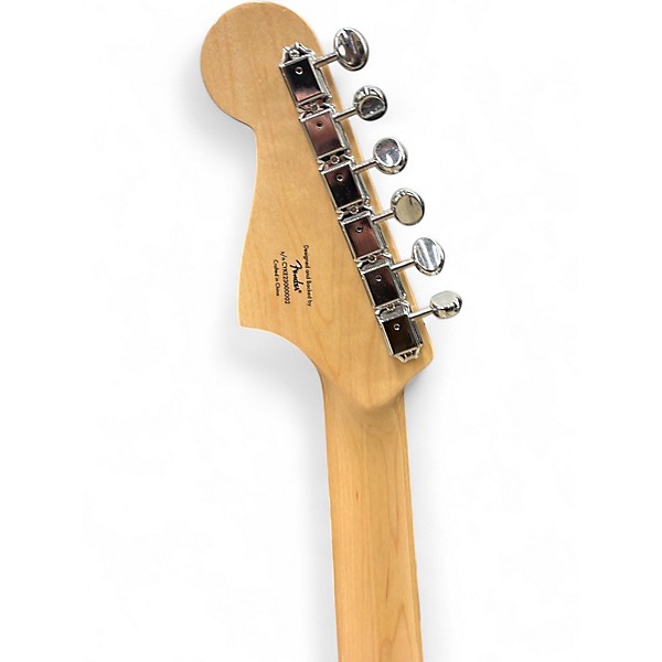 Used Squier STRATOSONIC Trans Blonde Solid Body Electric Guitar