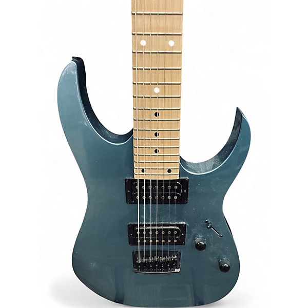 Used Ibanez GRG7221M Metallic Blue Solid Body Electric Guitar