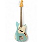 Used Fender JMJ Road Worn Mustang Bass Faded Daphne Blue Electric Bass Guitar thumbnail