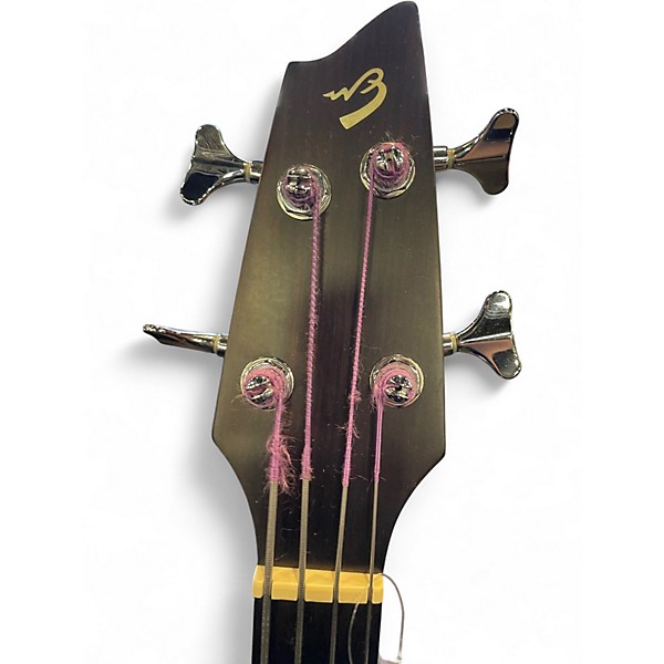 Used Breedlove Atlas Series Solo BJ350/CM4 Fretless Natural Acoustic Bass Guitar