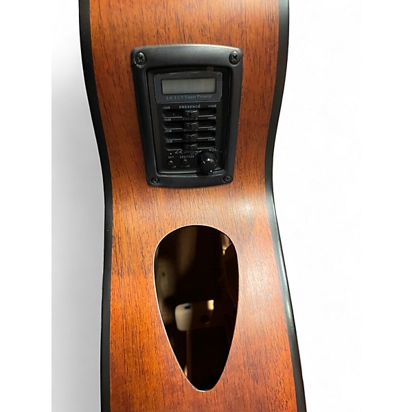 Used Breedlove Atlas Series Solo BJ350/CM4 Fretless Natural Acoustic Bass Guitar