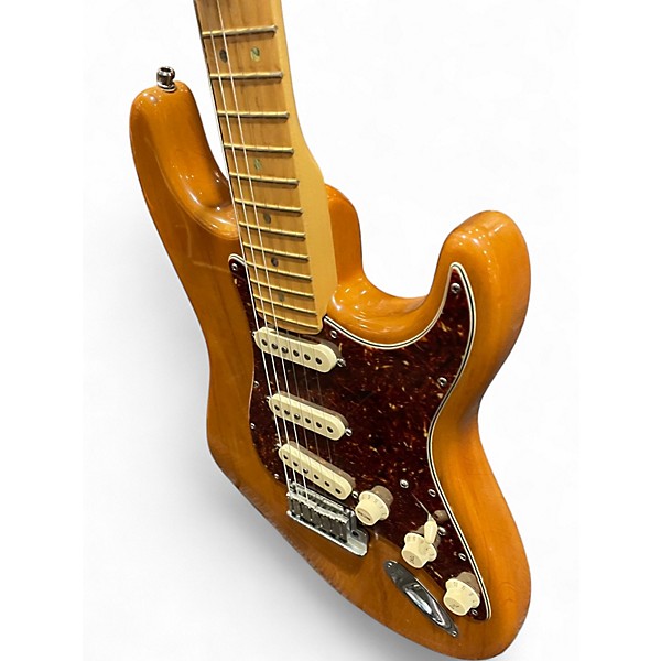Used Fender American Deluxe Stratocaster Vintage Natural Solid Body Electric Guitar