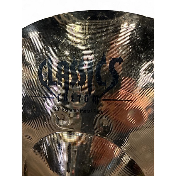 Used Meinl 20in Classic Custom Extreme Metal Ride Cymbal