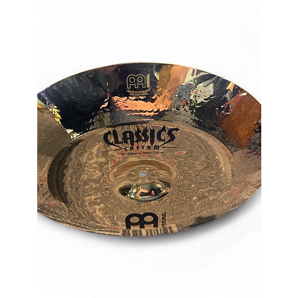 Used MEINL 17in Classic Custom Extreme Metal Crash Brilliant Cymbal