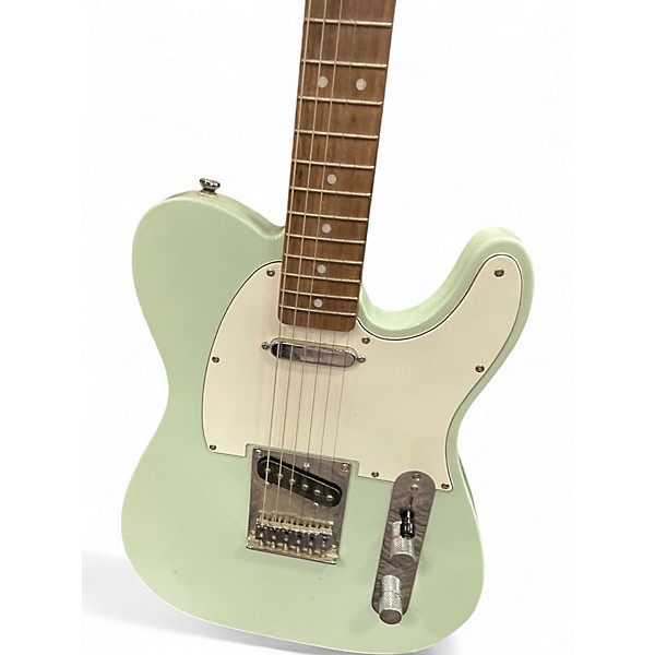 Used Squier Bullet Telecaster Surf Green Solid Body Electric Guitar