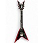 Used Dean DIME RAZORBACK V BLACK WITH RED BEVELS Solid Body Electric Guitar thumbnail