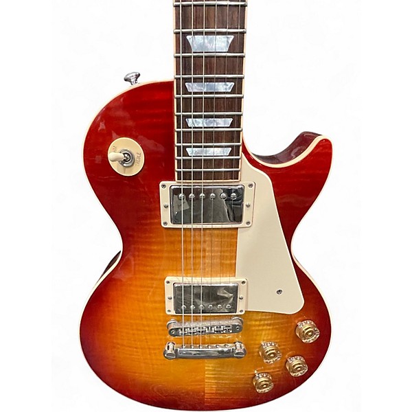 Used 2015 Gibson LES PAUL 100 Cherry Sunburst Solid Body Electric Guitar