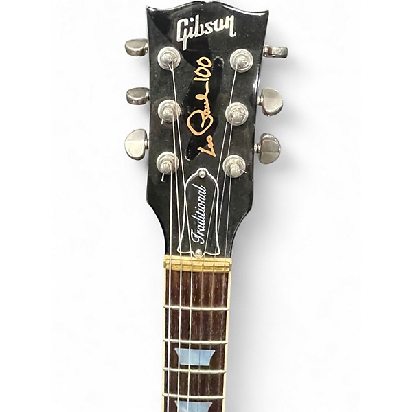 Used 2015 Gibson LES PAUL 100 Cherry Sunburst Solid Body Electric Guitar