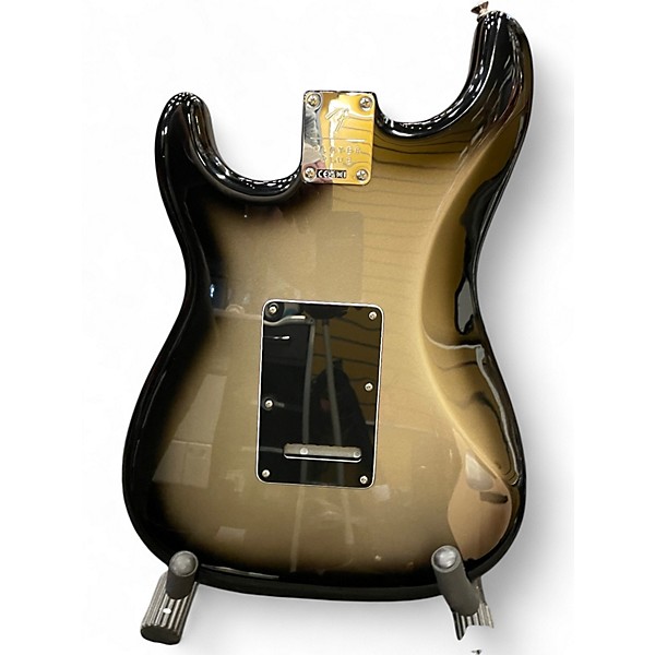 Used 2024 Fender Player Plus Stratocaster HSS Black and Silver Solid Body Electric Guitar