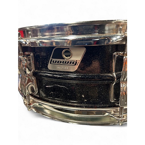 Used Ludwig 14X5 Acrolite Snare BLACK GALAXY Drum
