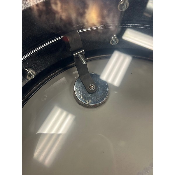 Used Ludwig 14X5 Acrolite Snare BLACK GALAXY Drum