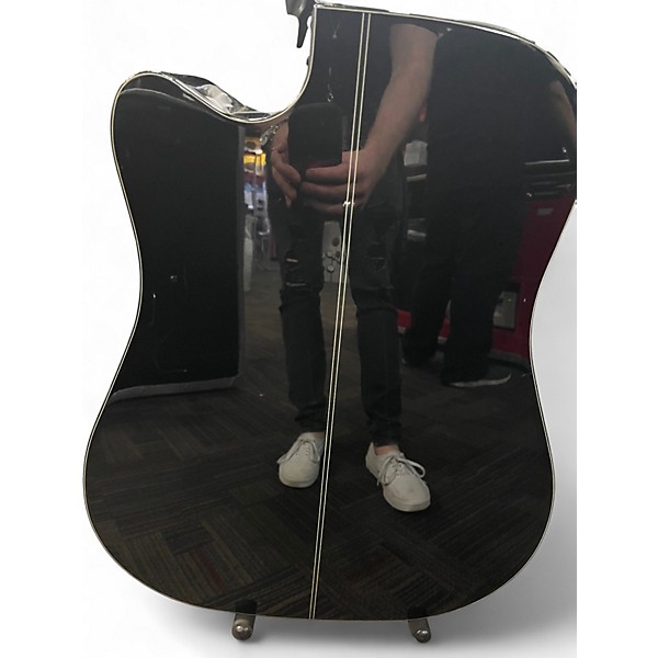 Used Takamine GD30CE Black Acoustic Electric Guitar