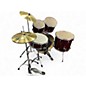 Used SPL 5 Piece Kicker w/ Meinl Cymbals Red Drum Kit
