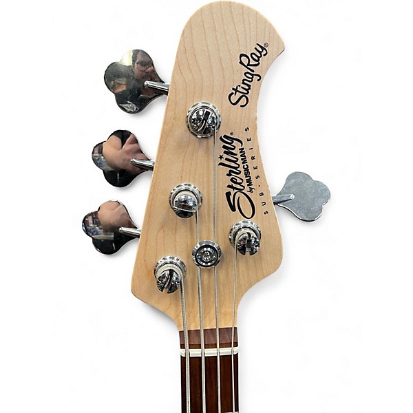 Used Sterling by Music Man Sub Series Stingray Black Electric Bass Guitar