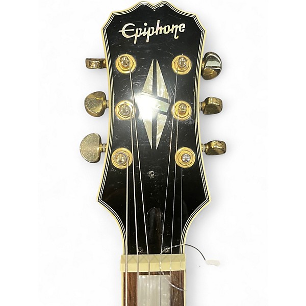 Used Epiphone Les Paul Custom Ebony Solid Body Electric Guitar