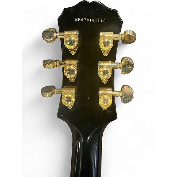 Used Epiphone Les Paul Custom Ebony Solid Body Electric Guitar