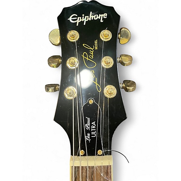 Used Epiphone Les Paul Ultra II Midnight Ebony Solid Body Electric Guitar