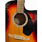 Used Fender FA-125CE 3 Tone Sunburst Acoustic Electric Guitar