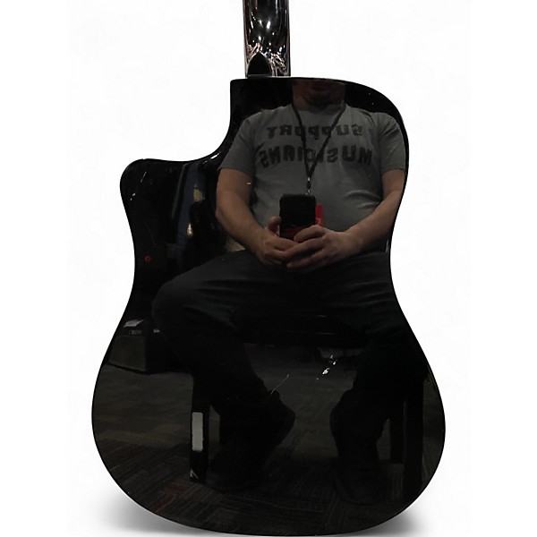 Used Fender FA-125CE 3 Tone Sunburst Acoustic Electric Guitar