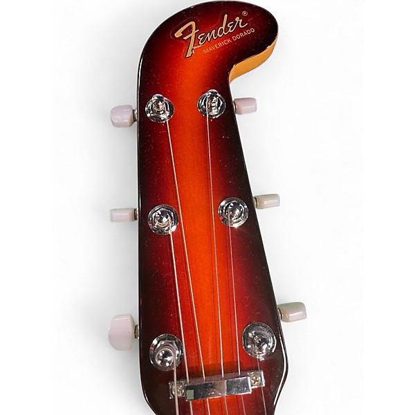 Used Fender Parallel Universe Volume II Maverick Dorado Sunburst Solid Body Electric Guitar