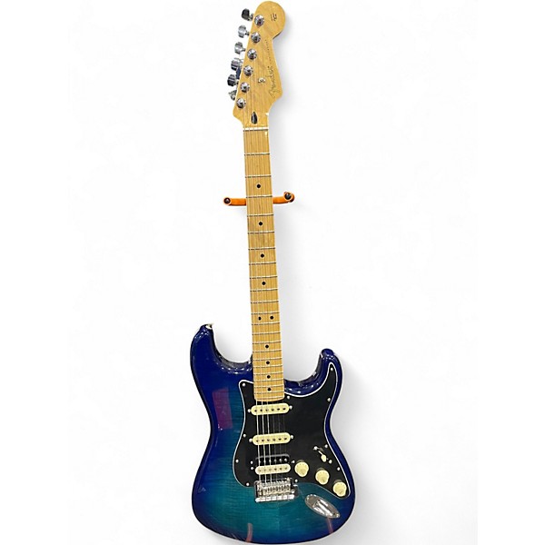 Used Fender Player Plus Stratocaster HSS Blue Burst Solid Body Electric Guitar