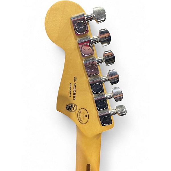 Used Fender Player Plus Stratocaster HSS Blue Burst Solid Body Electric Guitar