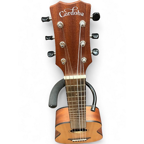 Used Cordoba Mini M Natural Nylon String Acoustic Guitar