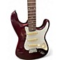 Used Squier MIK Stratocaster Crimson Red Trans Solid Body Electric Guitar thumbnail