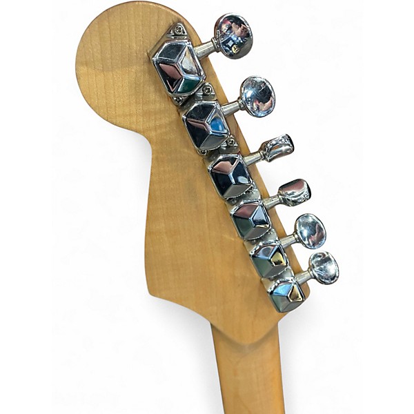 Used Squier MIK Stratocaster Crimson Red Trans Solid Body Electric Guitar