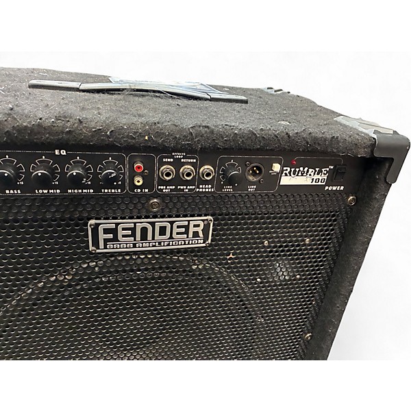 Used Fender Rumble 100 1x15 100W Bass Combo Amp
