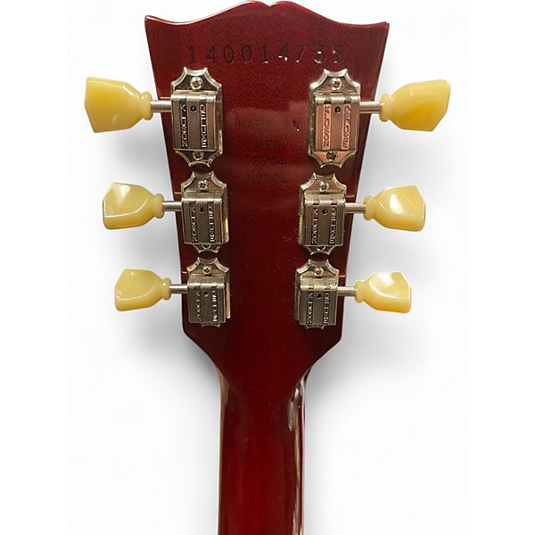 Used 2015 Gibson Les Paul Classic Wine Red Solid Body Electric Guitar