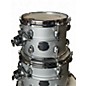Used Mapex 4 Piece Saturn Evolution Hybrid Iridium Silver Drum Kit