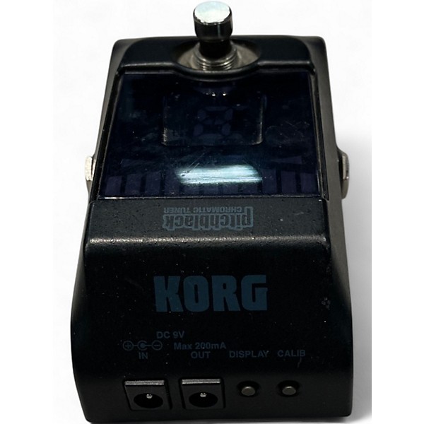 Used KORG PB01 Pitchblack Chromatic Tuner Pedal