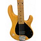 Used Ernie Ball OP Sting Ray Natural Electric Bass Guitar