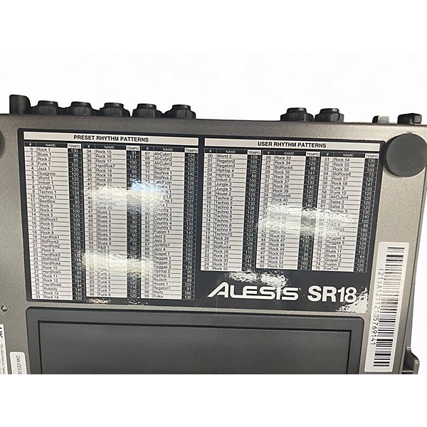 Used Alesis SR18 Drum Machine