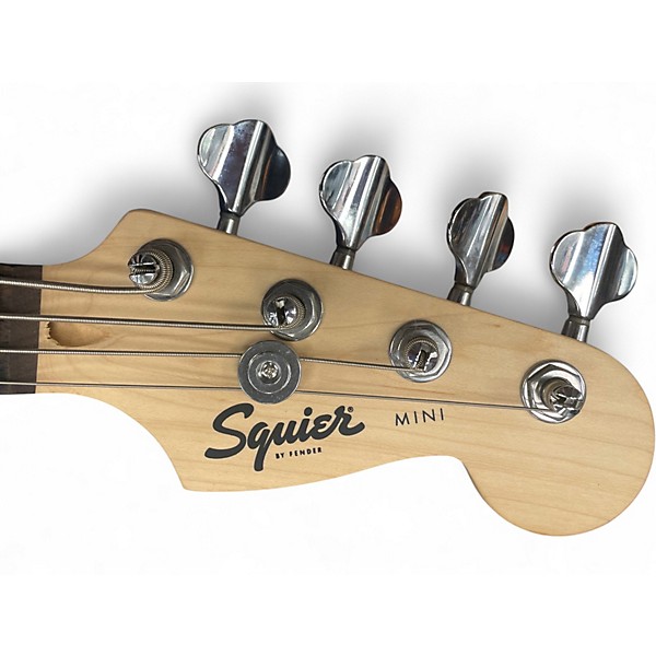 Used Squier MINI PRECISION BASS Dakota Red Electric Bass Guitar