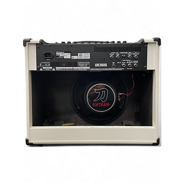 Used BOSS Katana KTN 100 100w White Guitar Combo Amp