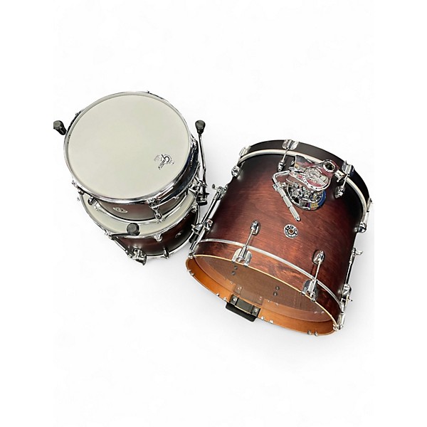 Used Gretsch Drums 3 Piece Catalina Club Series Trans Brown Drum Kit
